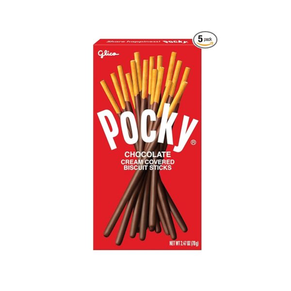 Pocky Chocolate Biscuit Sticks 5-Pack (2.47 oz)